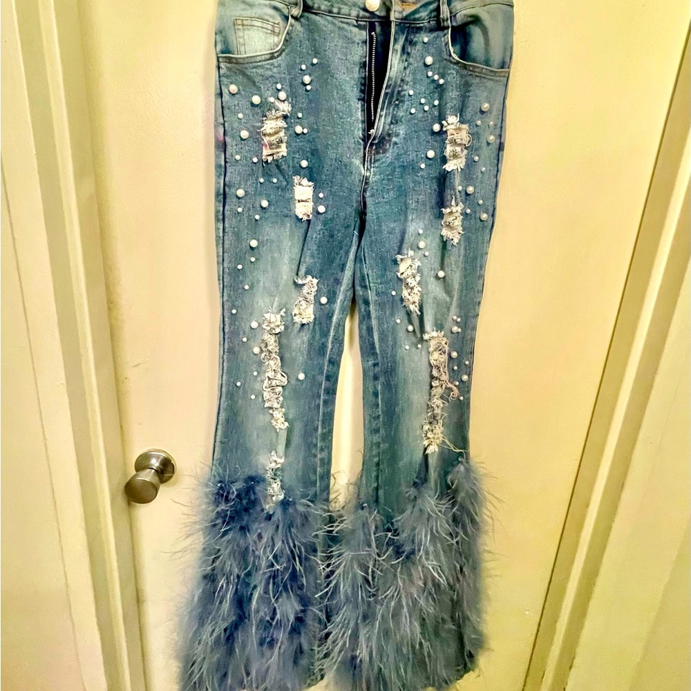 Ostrich Pearl Jeans